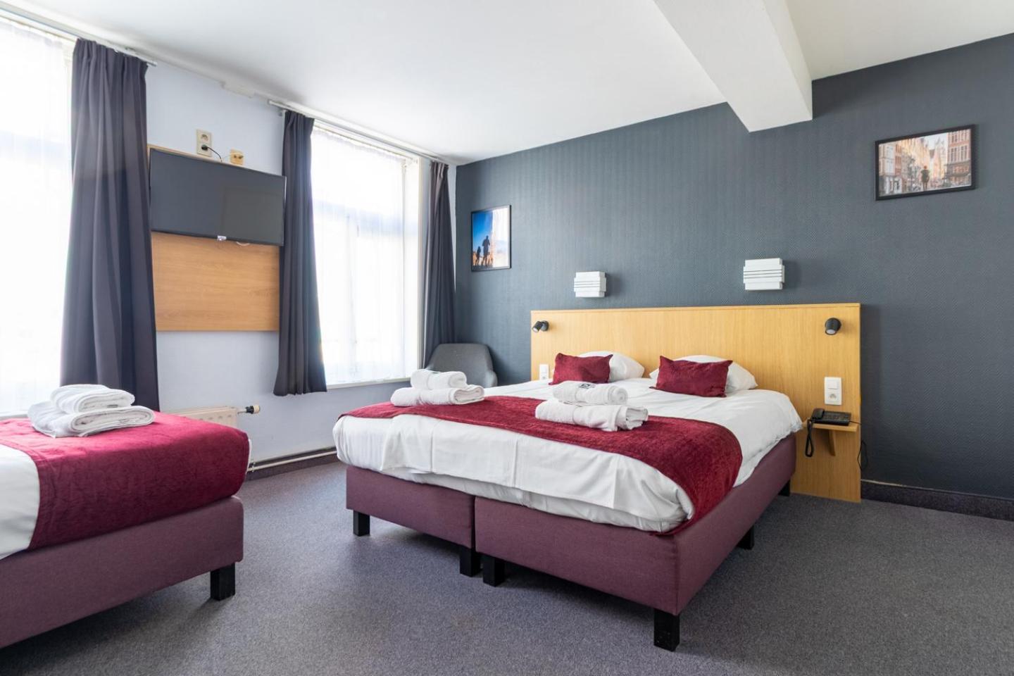 Hotel Montovani Брюгге Экстерьер фото